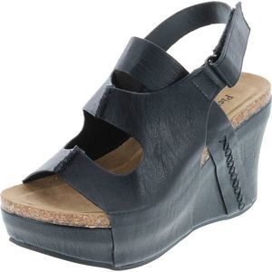 Pierre Dumas Hester-10 Black Womens sandals 6 NEW